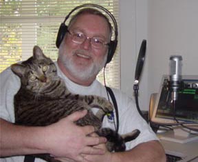 Ewell and Buster in the radio room